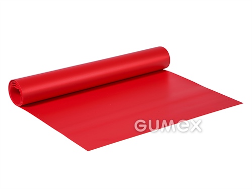 Technická fólia pre galanterné výrobky 842, hrúbka 0,3mm, šírka 1400mm, 49°ShD, desén D62, PVC, +5°C/+40°C, červená (3311)